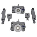 Ver imagem 1 de Kit para Porta de Correr Joelini Jp240 Guia Normal Acabamento Moveis Mdf