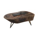 Ver imagem 1 de Aquecedor Ecológica Artesanal Madeira Rústica e Pés em Ferro