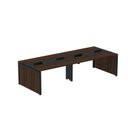 Ver imagem 1 de Mesa de Plataforma Dupla para 4 Pessoas Corporativa 160x140/4p 320cm Industrial Escarlate E Preto