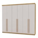 Ver imagem 1 de Guarda Roupa Casal 6 Portas e 6 Gavetas 275 Cm Majestic Nature/fendi - Pallazio