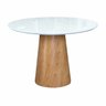 Mesas de Jantar Cone Casa MAD Mesa Cone Branco 90cm - 2