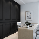 Ver imagem 7 de Rodameio Boiserie Eva Autocolante 2,3cm Preto Fosco 10 Metros