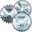 Ver imagem 1 de Kit 3 Lamina Disco de Corte Prata Circular Aço 180/180/230mm