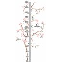 Ver imagem 2 de Régua do Crescimento Infantil Árvore Rosa Floral Pássarinhos