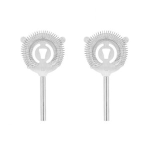 Kit 2 Coadores Coquetel Profissional Brinox Barman Inox Bar