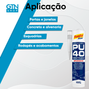 Ver imagem 2 de Kit 5 Adesivo Selante PU 40 Branco Mundial Prime 400ml