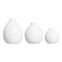 Ver imagem 1 de Trio Vasinho de Mesa Pequeno Oasis Branco Decoração em Cerâmica