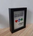 Ver imagem 2 de Quadro Decorativo Porta Sal Grosso Livra-Me do Mal 15x20cm Cozinha Quarto