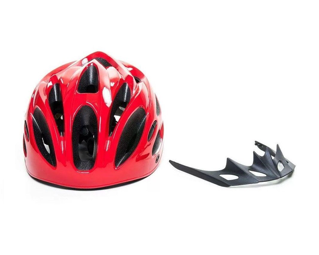 Kit Capacete Bike Absolute led + Óculos Rockbros + Luva Ciclismo - P - 16