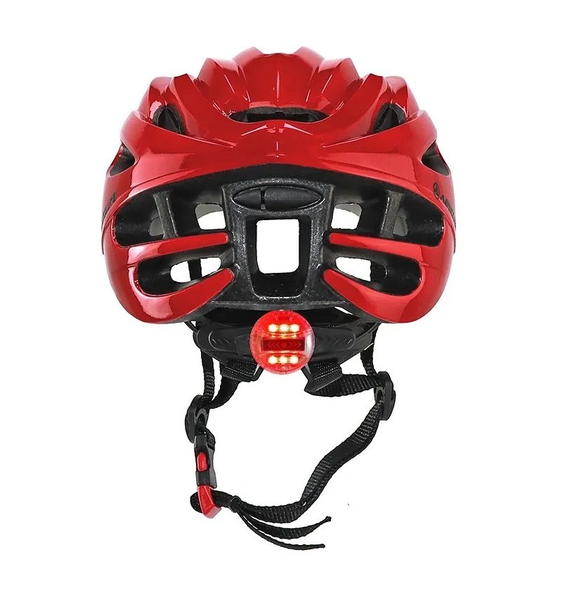 Kit Capacete Bike Absolute led + Óculos Rockbros + Luva Ciclismo - P - 19