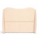Ver imagem 4 de Cabeceira para Cama Box Estofada Persa 140cm Boucle Cinza Linha Premium Pés em Sapatas Plasticas.