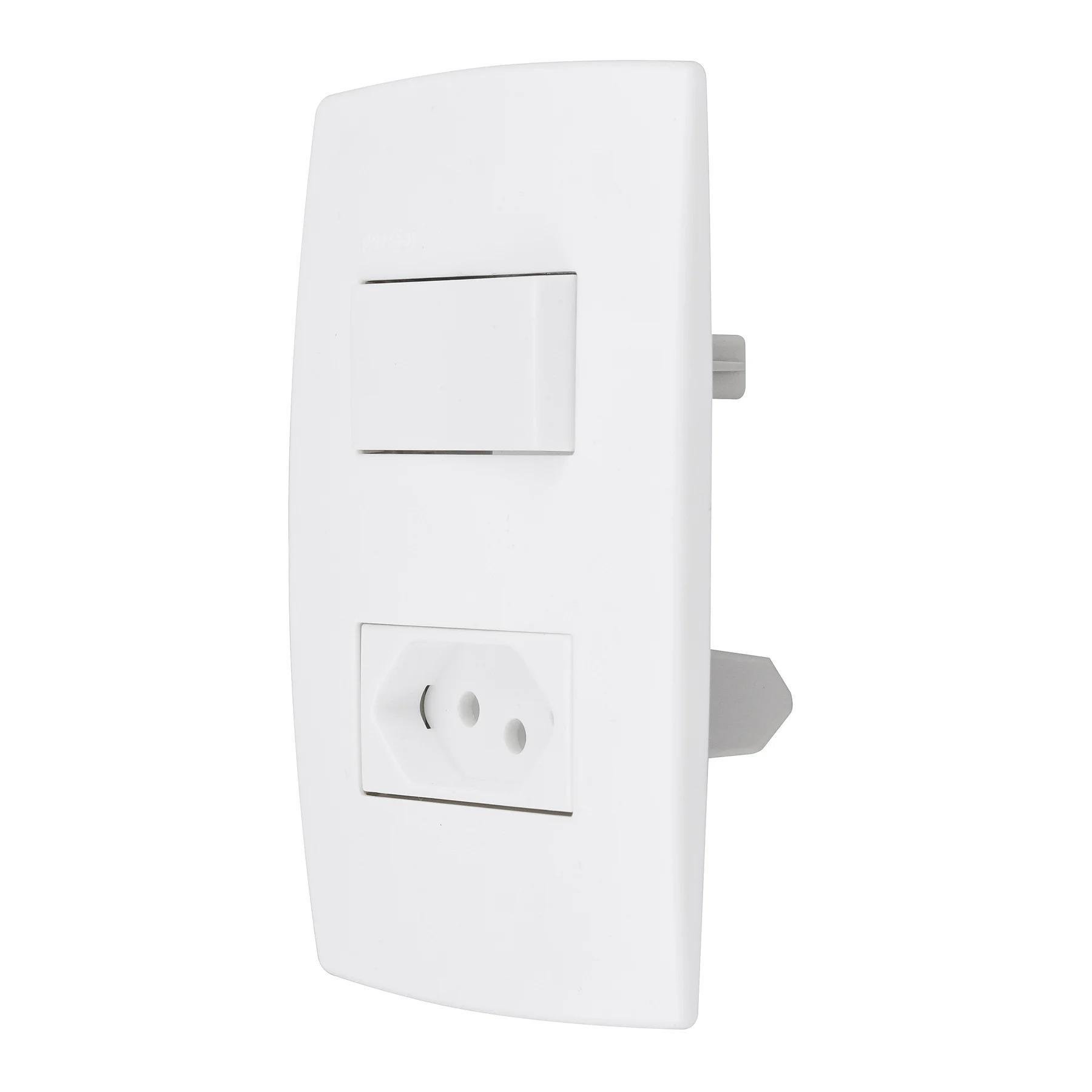 Conjunto Interruptor + Tomada 10a Pial Plus 615074 Legrand - 6