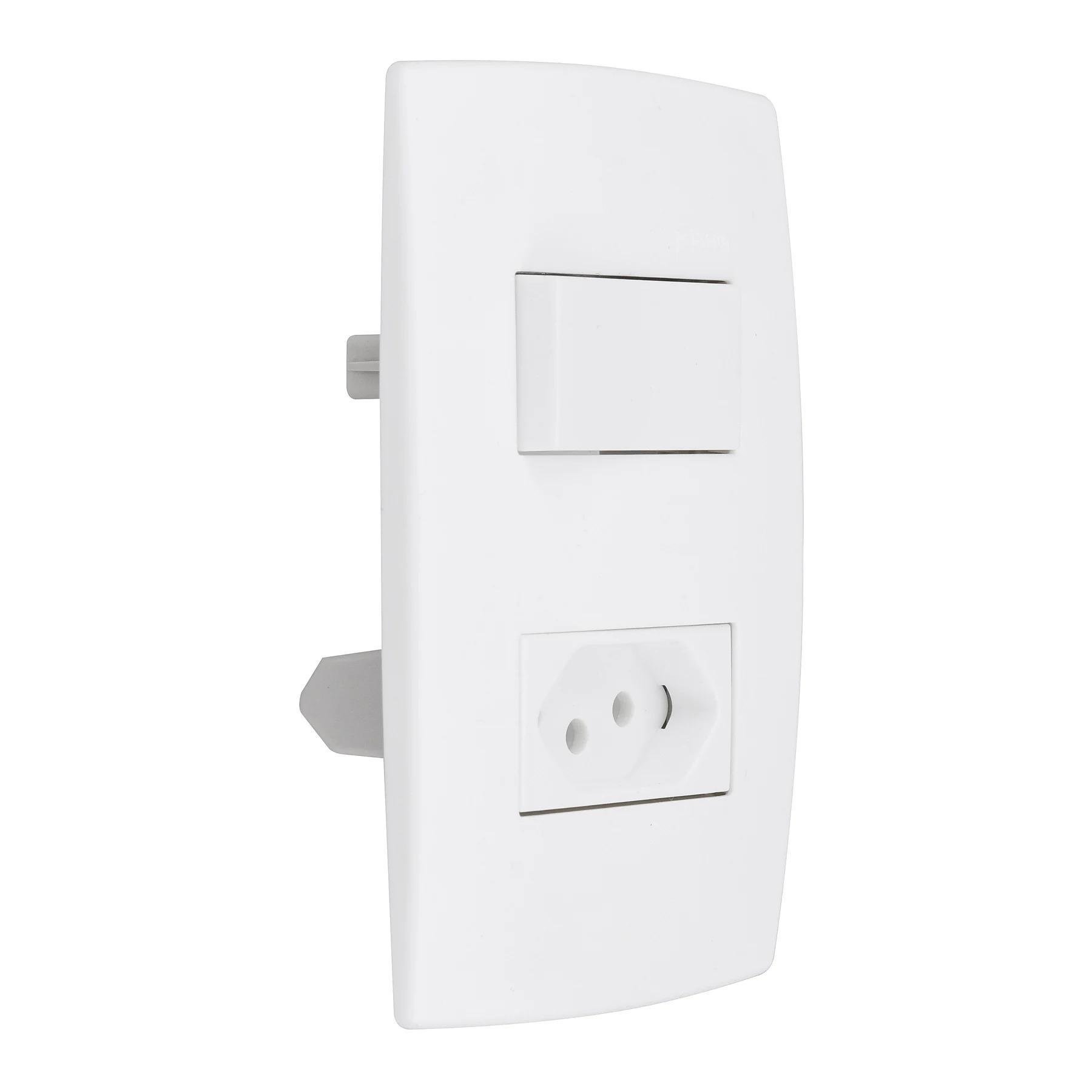 Conjunto Interruptor + Tomada 10a Pial Plus 615074 Legrand - 5