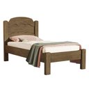 Ver imagem 2 de Cama de Solteiro Estrados Reforçados Segurança 100% Mdf Lais: Castanho