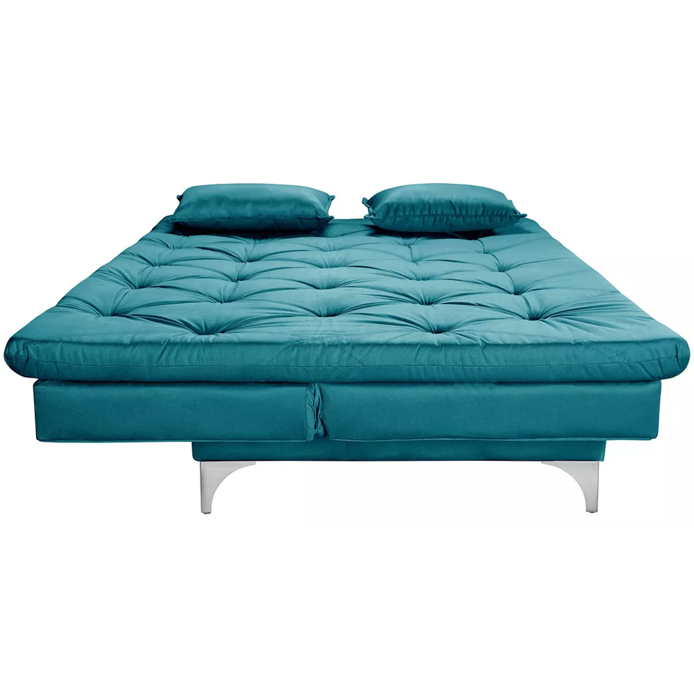 Sofá Cama 3 Lugares Multiuso Sued Premium:tiffany - 4