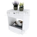 Ver imagem 5 de MÓVEL PET M148.2021.B (MESA DE CABECEIRA DOG, GATO, CAMA) MUNDI MOVEIS