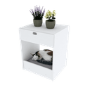 Ver imagem 1 de MÓVEL PET M148.2021.B (MESA DE CABECEIRA DOG, GATO, CAMA) MUNDI MOVEIS