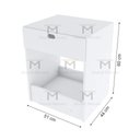 Ver imagem 2 de MÓVEL PET M148.2021.B (MESA DE CABECEIRA DOG, GATO, CAMA) MUNDI MOVEIS