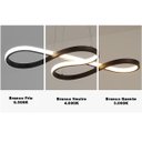 Ver imagem 3 de Lustre Arco Infitino 3 em 1 Pendente Led Iluminaçao Recepçao Restaurante Sala de Jantar Escritorio C