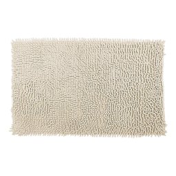 Tapete Banheiro Bolinha Antiderrapante 58cm X 38cm Nude - 1