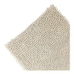 Tapete Banheiro Bolinha Antiderrapante 58cm X 38cm Nude - 3