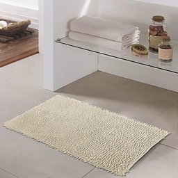 Tapete Banheiro Bolinha Antiderrapante 58cm X 38cm Nude - 4
