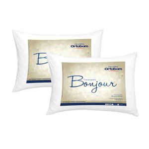 Kit 2 Travesseiros Macio Extrema Qualidade Bonjour Ortobom