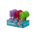 Ver imagem 3 de Display Pente Esc Pirulito 4018 Dompel c/ 9 Pentes - Violeta, Rosa Escuro e Verde Limão