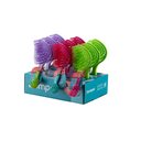 Ver imagem 2 de Display Pente Esc Pirulito 4018 Dompel c/ 9 Pentes - Violeta, Rosa Escuro e Verde Limão