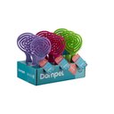 Ver imagem 5 de Display Pente Esc Pirulito 4018 Dompel c/ 9 Pentes - Violeta, Rosa Escuro e Verde Limão