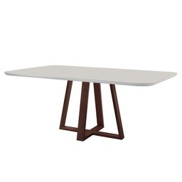 Mesa de Jantar Retangular Madeira Maciça - Dália-1,60x0,90 metros - Singular Móveis - 1