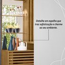 Ver imagem 5 de Estante Home Theater 2 Portas com Espelho Led Frizz Plus - Cumaru