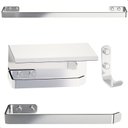 Ver imagem 5 de Kit de Acessórios para Banheiro Inox e Cromado 4 Peças F.max