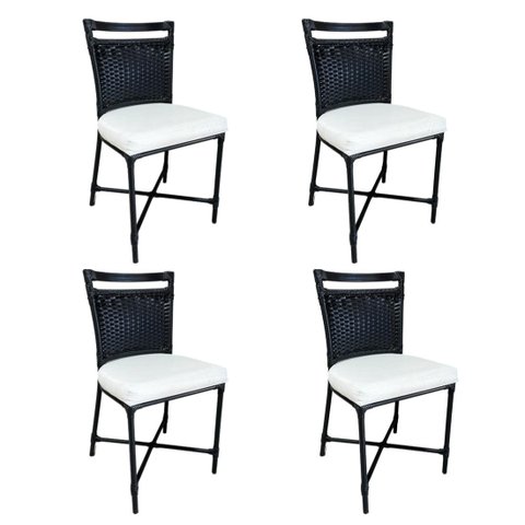 Kit 4 Cadeira Rio Fibra Sintética e Estofado com Acquablock