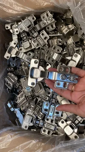 Dobradiça Bigfer Com Amortecimento Baixa (Reta) Calço Slide On (Removível) (Caixa C/200) - 9