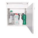 Ver imagem 5 de Tanque de lavar Roupa 22L Suspenso com Gabinete 46cm Montado Tanque: Branco