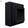 Kit 3 Peças Nichos Estante Cubo 100% Mdf Preto - 1