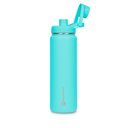 Ver imagem 1 de Garrafa Térmica Goldentec Colors - 750ml - Quente/frio por Ate 24h - Bpa Free - Azul Claro - 60080