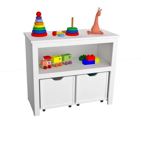 Organizador Infantil Adonis MDF 72cm Branco Woodcore