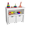 Ver imagem 1 de Organizador Infantil Adonis MDF 72cm Branco Woodcore