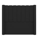 Ver imagem 6 de Cabeceira Casal King Cama Box 195cm Claire I02 Linho Preto - Mpozenato