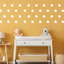 Ver imagem 1 de Kit 90 Adesivos Estrela 7cmx6,6cm Decoração Infantil Quarto