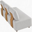 Ver imagem 7 de Sofá 6 Lugares para Sala de Estar Living Modular Adah M03 Linho Cinza - Lyam Decor