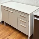 Ver imagem 5 de Tampo Mármore Sintético 120CMX53CM para Balcão de Cozinha Branco/Gelo