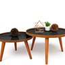 Conjunto Mesa de Centro 60x35cm Tray - 3