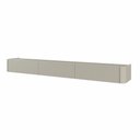 Ver imagem 4 de Aparador Suspenso 100% MDF 3 Gavetas 180cm Apolo Branco/Off White