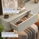 Ver mais imagens de Aparador Suspenso 100% MDF 3 Gavetas 180cm Apolo Branco/Off White