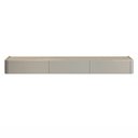 Ver imagem 2 de Aparador Suspenso 100% MDF 3 Gavetas 180cm Apolo Branco/Off White