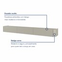 Ver imagem 5 de Aparador Suspenso 100% MDF 3 Gavetas 180cm Apolo Branco/Off White