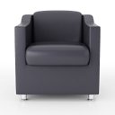 Ver imagem 4 de Kit 10 Poltronas para Recepção Consultorio Médico – Balaqui Cor:courino Cinza